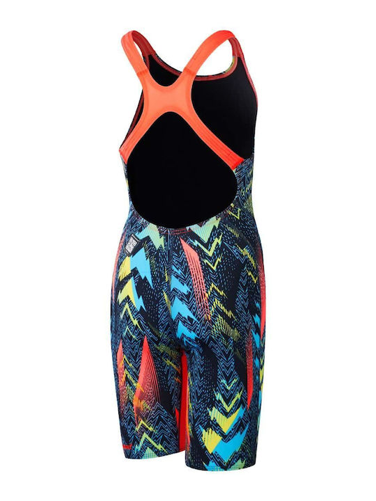 Speedo Fastskin Kids Swimwear One-Piece Training Dark Teal, Picton Blue, Siren Red