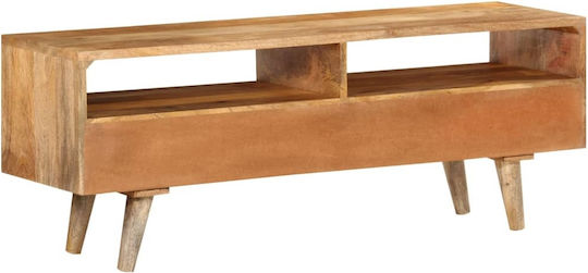 TV-Möbel aus Massivholz Coffee L140xB30xH41cm