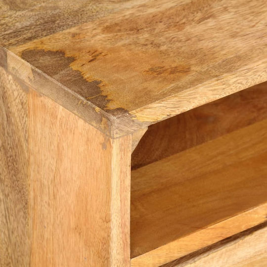 TV-Möbel aus Massivholz Coffee L140xB30xH41cm