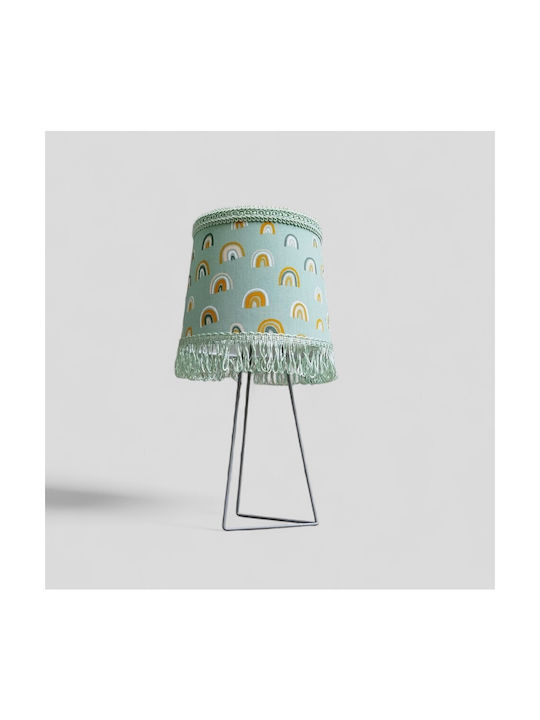 Oxygen Kids Portable Lamp Green 15x13x25εκ.