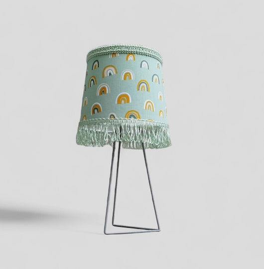 Oxygen Kids Portable Lamp Green 15x13x25εκ.