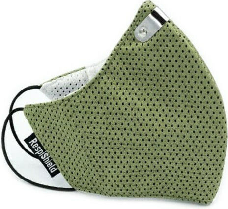 RespiShield Mască de protecție Țesătură Mici Kaki ΡΜ2.5 1buc