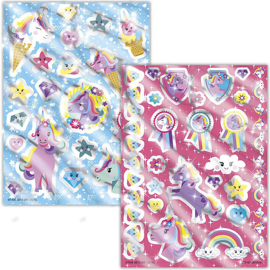 Temporary Tattoo Set Totum Unicorn 40 Pieces