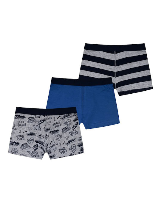 Energiers Set of Kids' Briefs Blue 3pcs