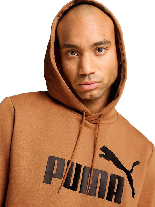 Big Logo Sweatshirt mit Kapuze Caramel Latte