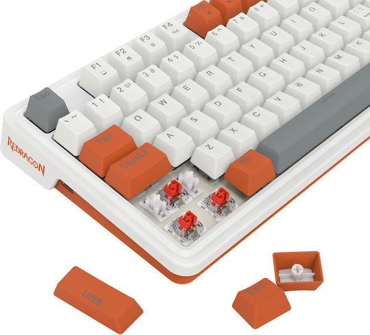 Redragon K664WOG-RGB Gaming Tastatură Mecanică cu iluminare RGB (Engleză US) Alb