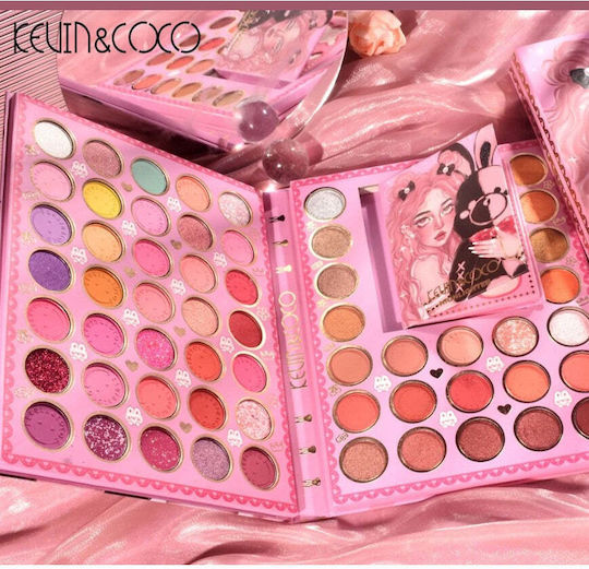 Παλέτα με Σκιές Ματιών Matte σε Στερεή Μορφή Multicolor 430gr