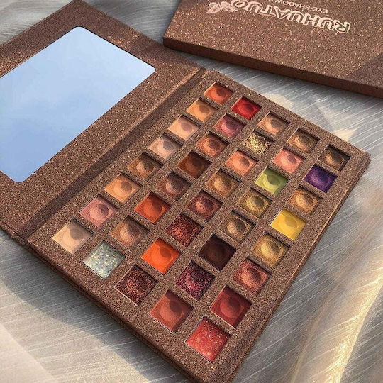 Палитра със Сенки за Очи Матов в Твърда Форма Brown With Glitter 250гр