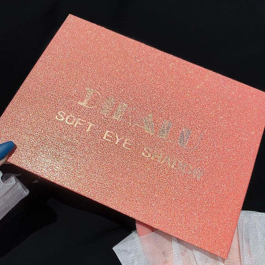 Παλέτα με Σκιές Ματιών Matte σε Στερεή Μορφή Pink With Glitter, Flippy 250gr