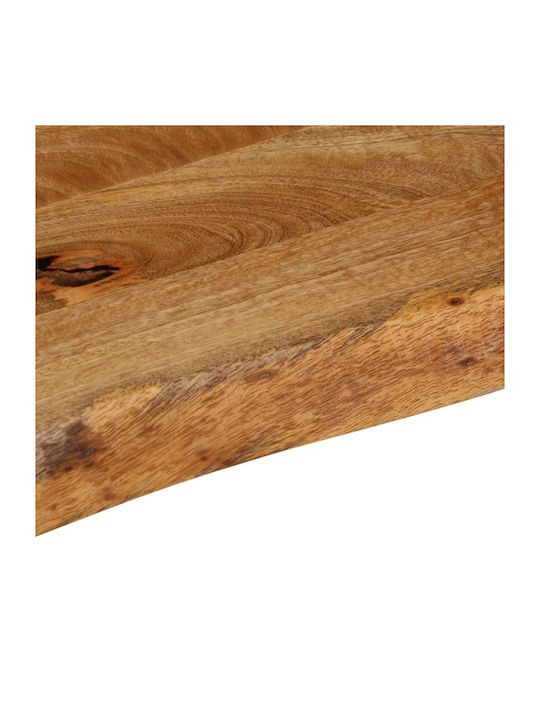 vidaXL Tischoberfläche aus Massivholz Mango - Brown 40x30x2.5cm 370426 1Stück