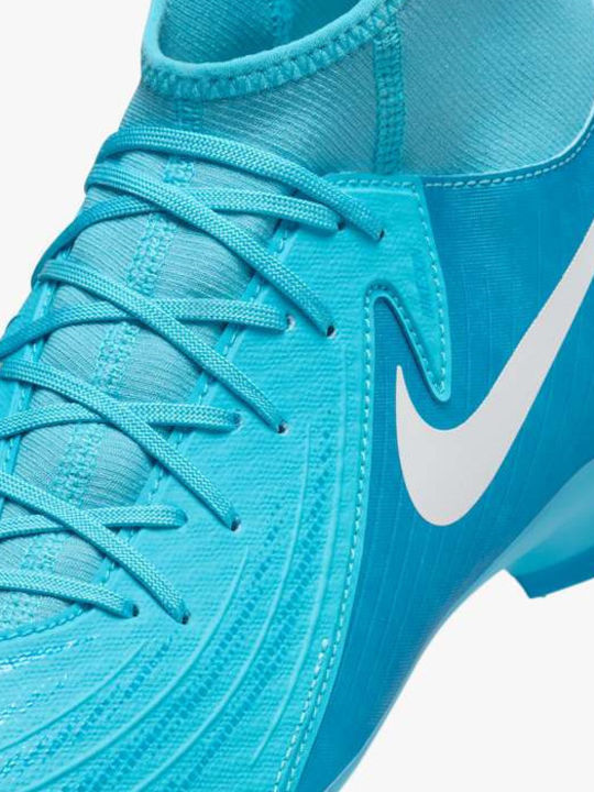 Nike Phantom Luna II Academy FG/MG Football Shoes with Blue Cleats