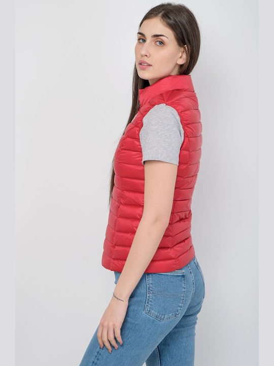 Jott Seda Sleeveless Jacket Puffer Red