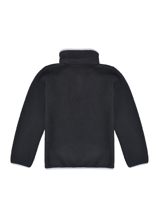Fleece Kids Sweatshirt Black Helvetia Ii