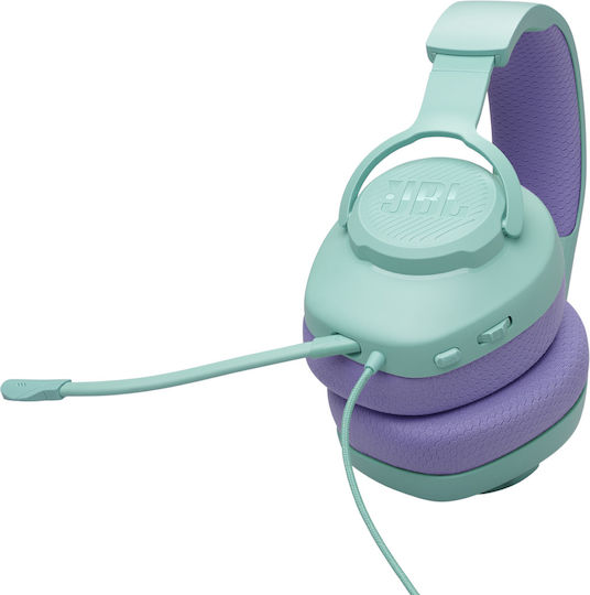 JBL Quantum 100M2 Over Ear Gaming Headset With 3.5 mm Connectivity Blue