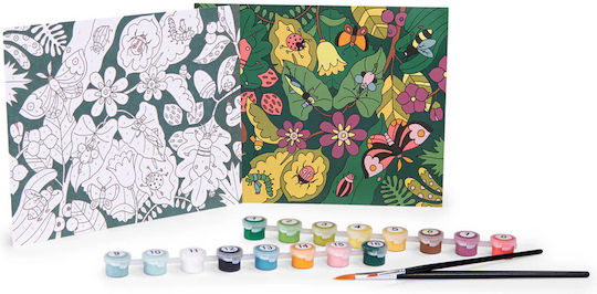 Creative Set Paint By Numbers Botanical Variations Moulin Roty