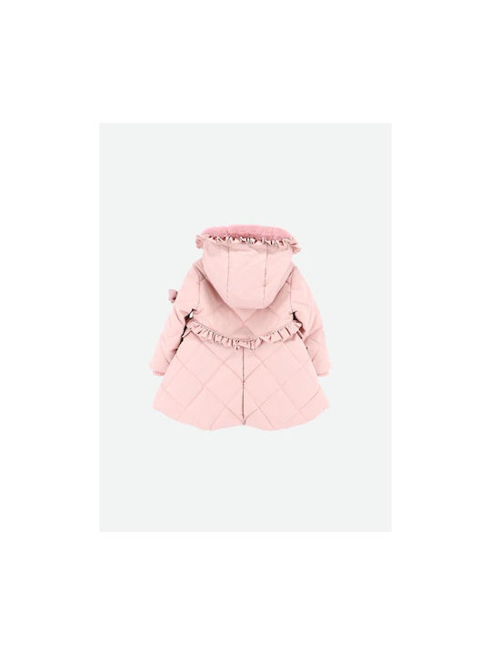 Angel's Face Kids Coat with Hood Tea Rose