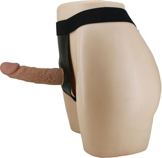 Pretty Love Strap-on Harnașament cu Dildo și Vibrație în Culoare Flesh
