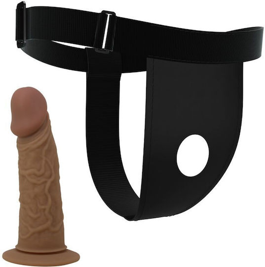 Pretty Love Strap-on Harnașament cu Dildo și Vibrație în Culoare Flesh