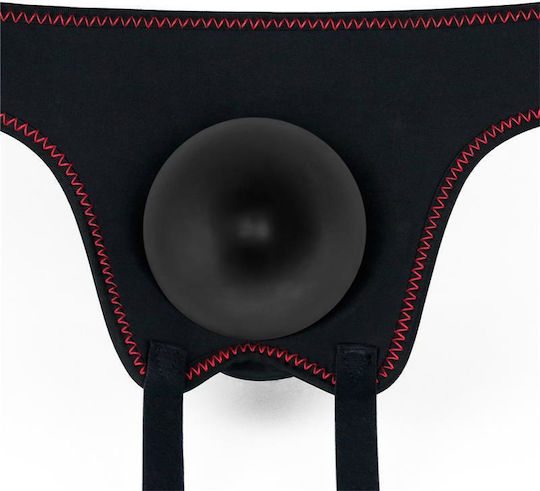 Lovetoy Harness με Dildo και Δόνηση σε Μαύρο Χρώμα