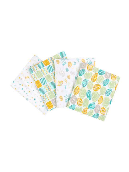 Flamingo Burp Cloths Blue