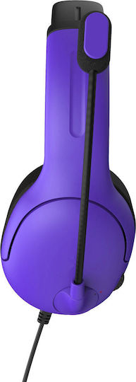 PDP Airlite Ultra Über Ohr Gaming-Headset mit Verbindung 3,5mm Violet für PC / PS4 / PS5