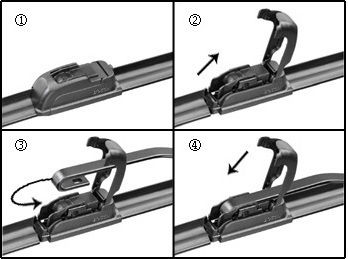 Nakamoto N880 Driver Car Wiper 500mm for Opel Astra Ford Focus Volkswagen Golf Skoda Octavia