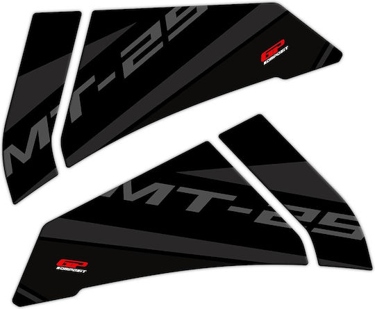 Adhesive Tank Protection Yamaha MT-25 2020-2023 Black