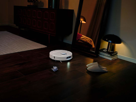 Roborock Qrevo MaxV Robot Vacuum Cleaner with Laser Mapping & 7000Pa Suction Power White