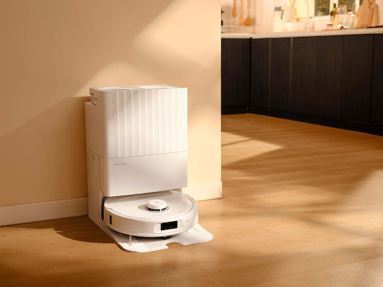 Roborock Qrevo MaxV Robot Vacuum Cleaner with Laser Mapping & 7000Pa Suction Power White