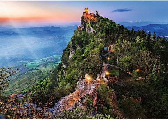 Trefl Puzzle 1000 Premium Plus Photo Odyssey Basket Tower San Marino