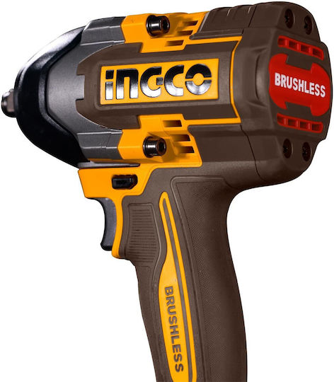 Ingco Brushless Μπουλονόκλειδο Μπαταρίας 20V Solo με Υποδοχή 1/2"