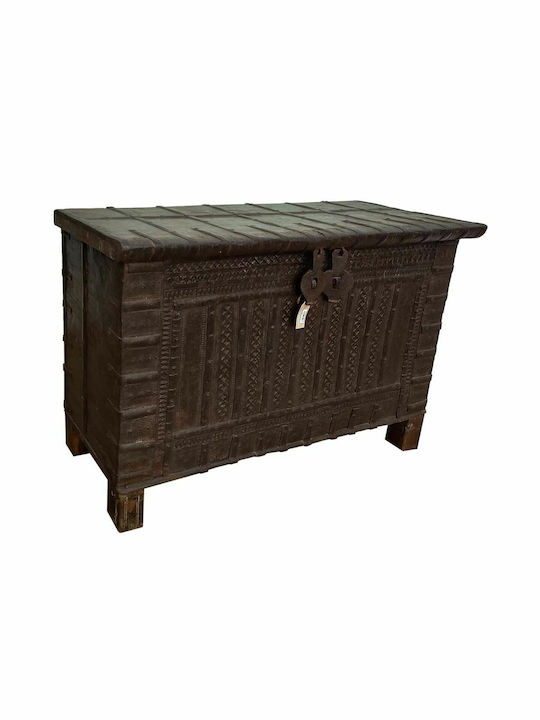 Alexandra House Living Trunks Brown Mango Wood 49 X 79 X 120 Cm