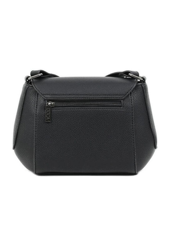 Doca Damen Tasche Crossbody Schwarz