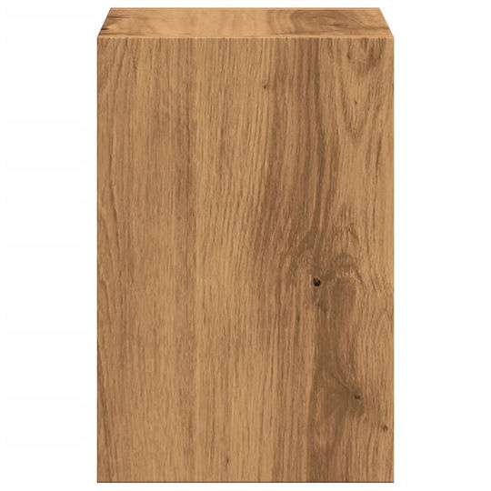 vidaXL Stand Desk Mounted Monitor Brown Oak Brown (854741)