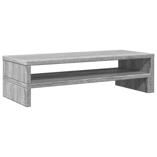 vidaXL Suport Birou Monitor Sonoma Gri Gri (854774)