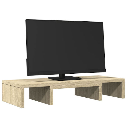 vidaXL Stand Desk Mounted Monitor Sonoma Oak Brown (854627)