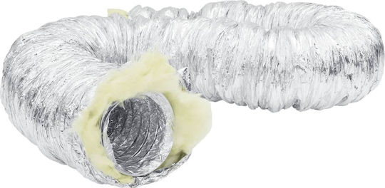 Insulated Ventilation Duct 6 M Ø12.5 Cm Aluminum 12.5 Cm