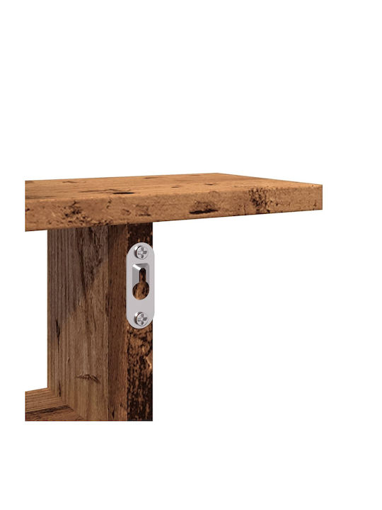 Wall Shelves Brown 2 Pieces 38x12x38 cm