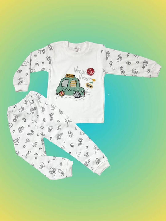 Supermini Kids Pyjamas Winter Cotton GREEN