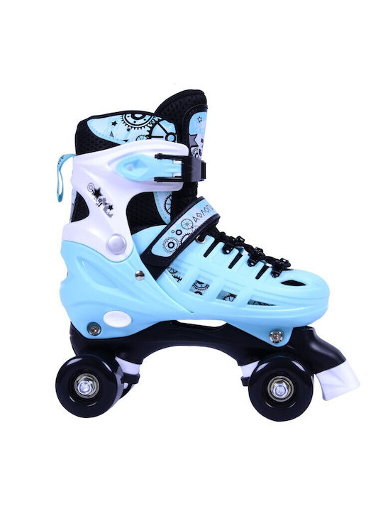 Athlopaidia /MN Inline / Quad Einstellbar Rollers Blau 2 in 1 Erwachsene/Kinder