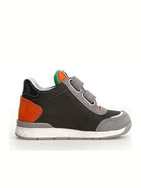 Kids Sneakers High with Scratch Gray
