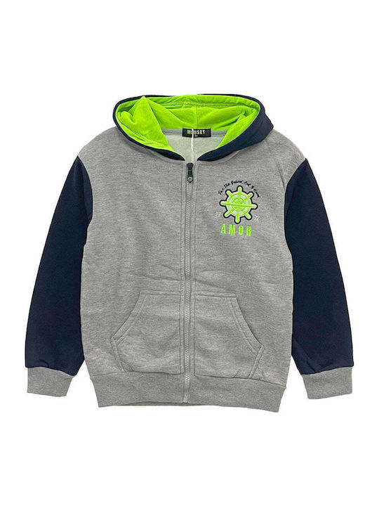 Kinder Trainingsanzüge Mit Jacke Mit Bluse Grau 3 Stück