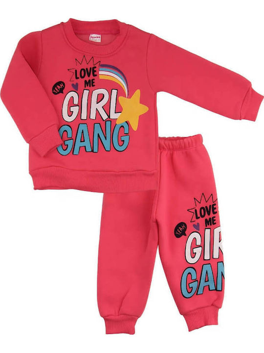 Kinder Sweatpants Set - Jogginganzug Coral 2Stück