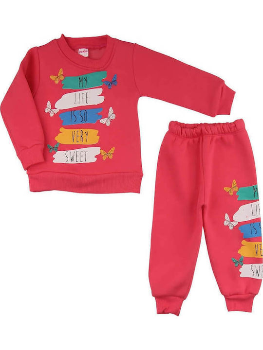 Kinder Sweatpants Set - Jogginganzug Coral 2Stück