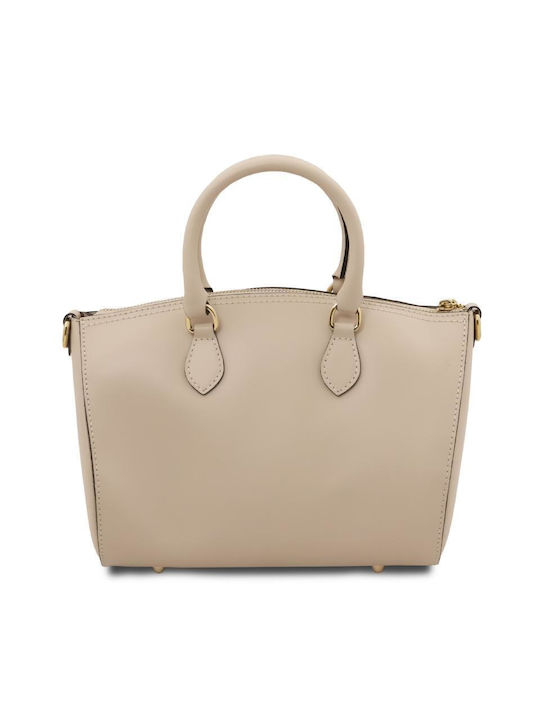 Tuscany Leather Leder Damen Tasche Hand Beige