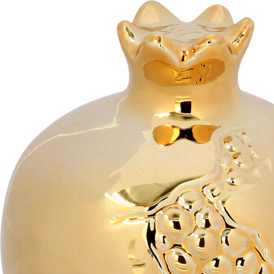 Keskor Tabletop Lucky Charm Pomegranate Ceramic 6x7cm 1pcs