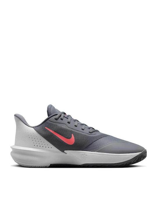 Precision 7 Low Basketball Shoes Smoke Grey / Iron Grey / Hot Punch / Photon Dust
