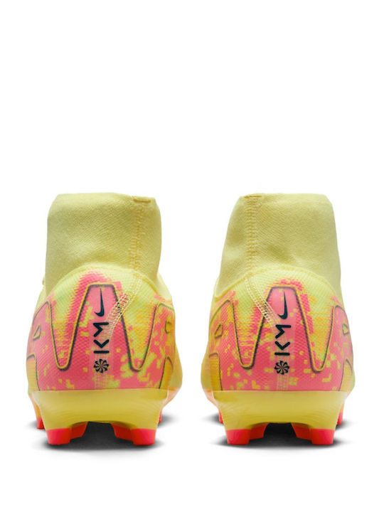 Nike Mercurial Superfly 10 Academy Kylian Mbappé Pantofi de Fotbal cu crampoane Lt Laser Orange / Armory Navy