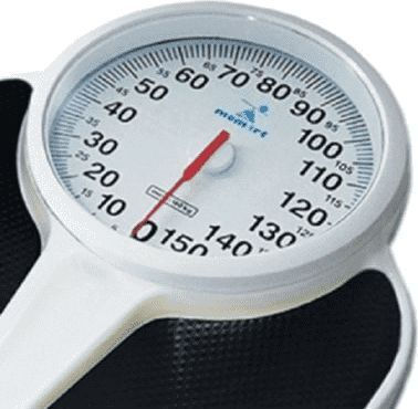 Momert Mechanical Bathroom Scale Black