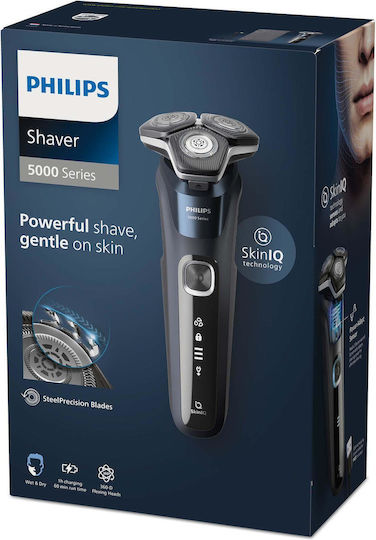 Philips Series 5000 S5885/10 Rotativ Aparat de Ras Electric Față Reîncărcabil